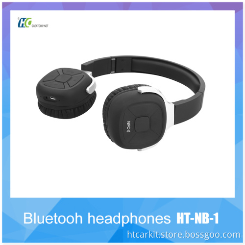On-Ear Wireless Bluetooth Earpiece with Noise Cancelling Headphones